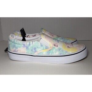 Time And Tru Womens Sneakers Shoes Multi Color Tie Dye Memory Foam Size 7